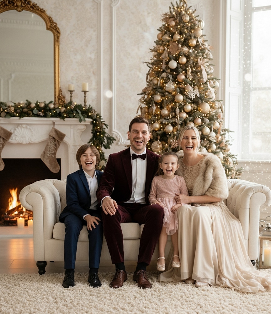 After: Romantic Winter00003.jpg with snow, string lights, and hand placement cues